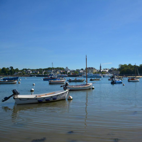 Le Café du Port, restaurant avec vue, à Sainte-Marine, Combrit - Bonne table dans le Finistère